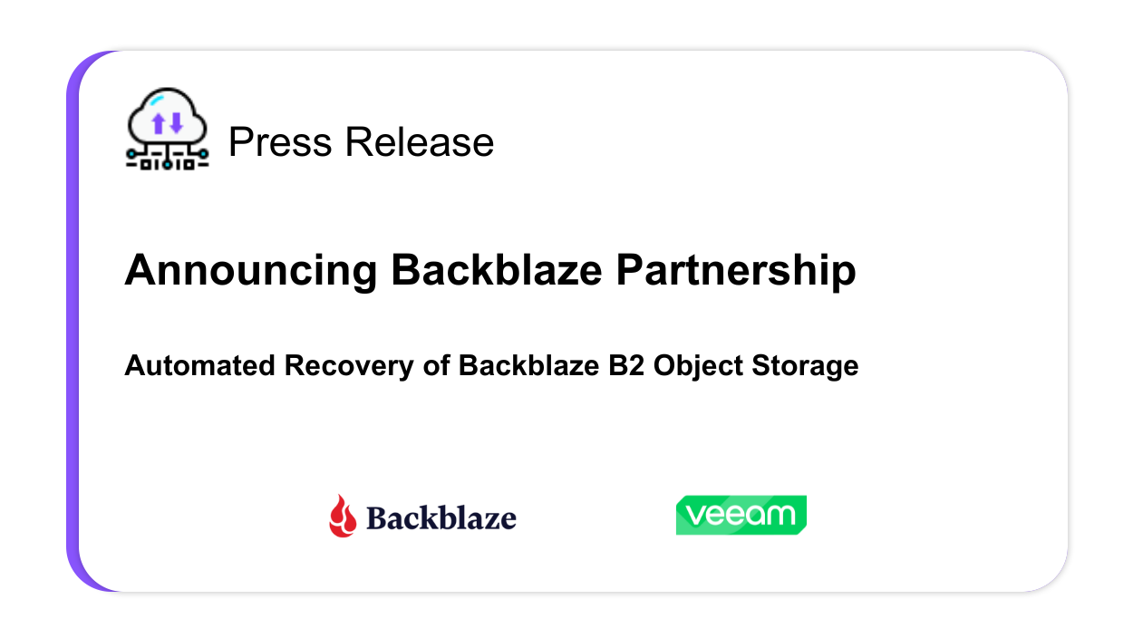 Cloud IBR and Backblaze Launch Instant Backup Recovery for Seamless Data Protection