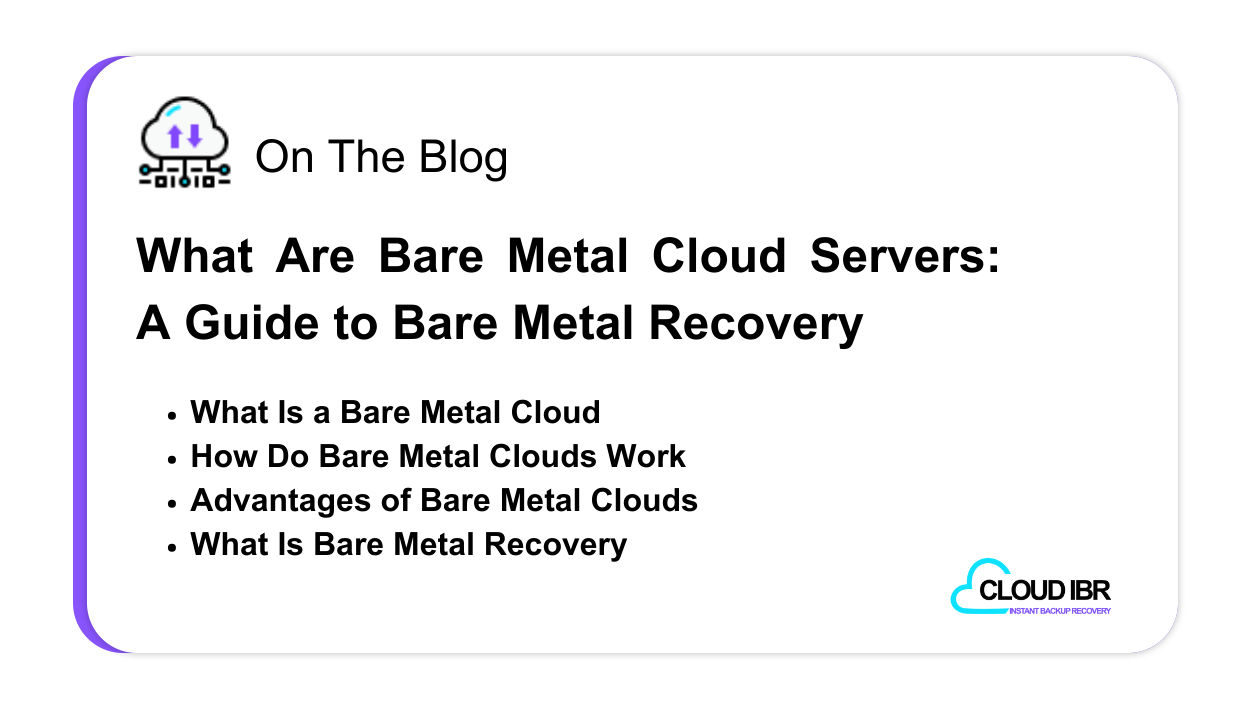 What are bare metal cloud servers